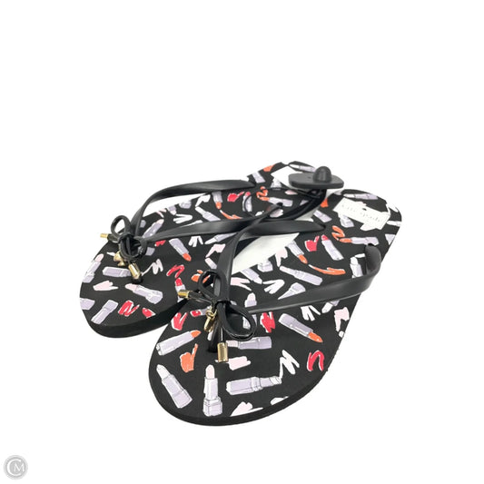 Sandals Designer By Kate Spade In Black, Size: 7