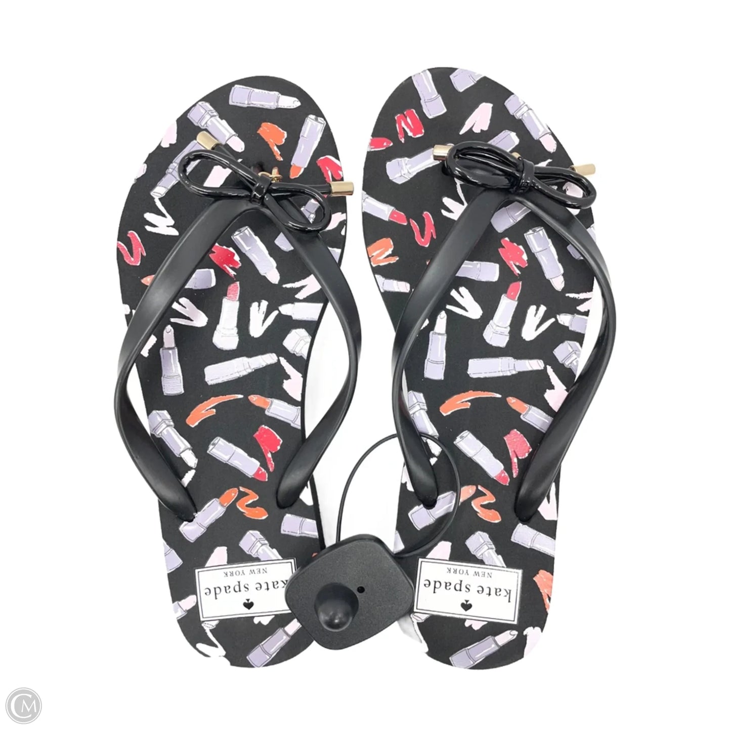 Sandals Designer By Kate Spade In Black, Size: 7