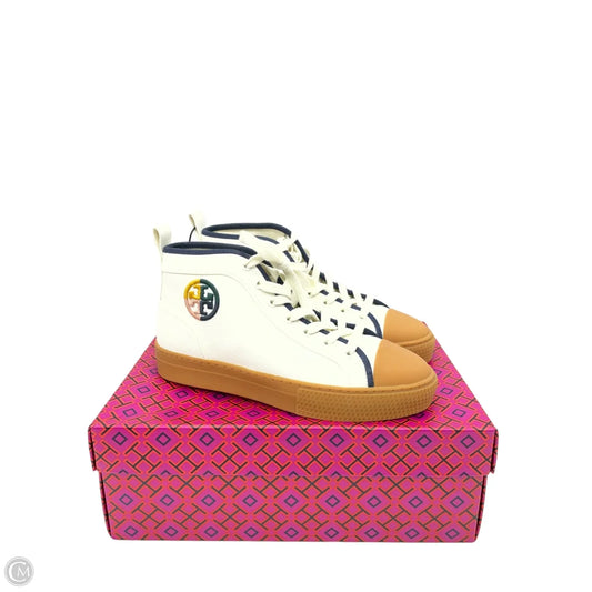 Shoes Designer By Tory Burch In Cream, Size: 7.5