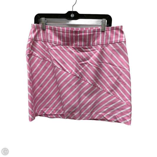Skort By Crown And Ivy In Striped Pattern, Size: 10