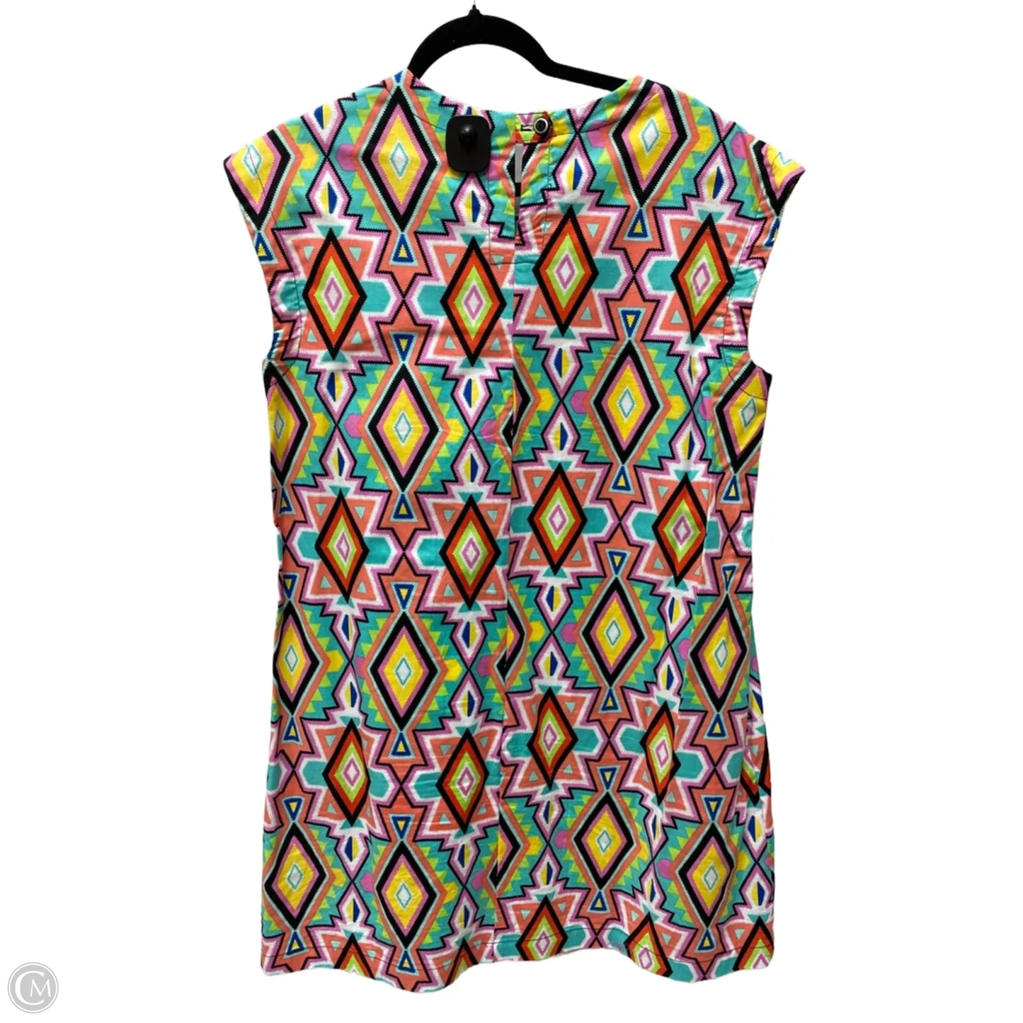 Dress Casual Short By Uncle Frank In Geometric Pattern, Size: S