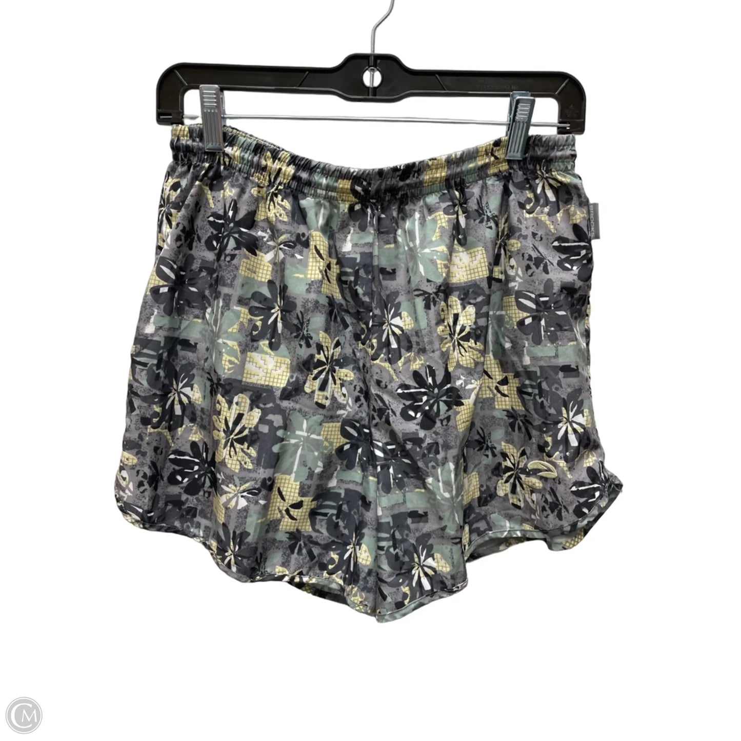 Athletic Shorts By Brooks In Green & Yellow, Size: M