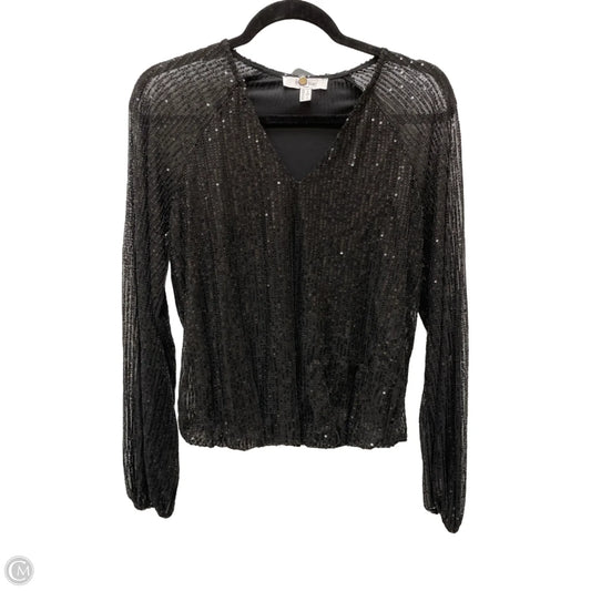 Top Long Sleeve By Clothes Mentor In Black, Size: S