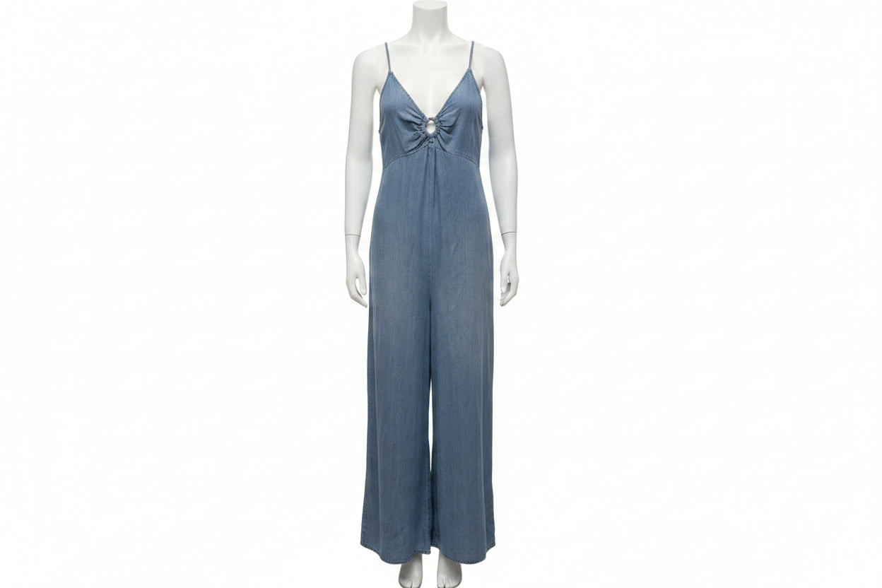 Jumpsuit By Coco + Jaimeson In Blue Denim, Size: S
