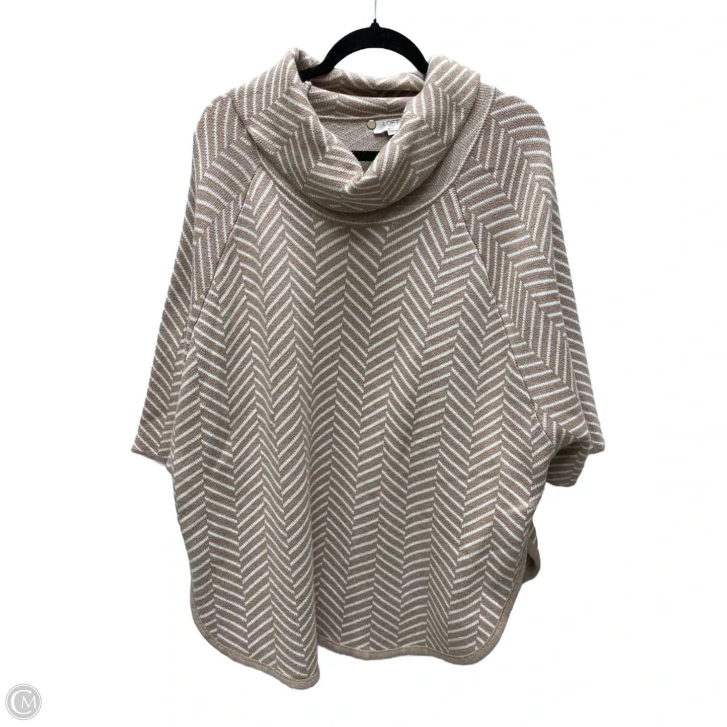 Sweater By Loft In Chevron Pattern, Size: M