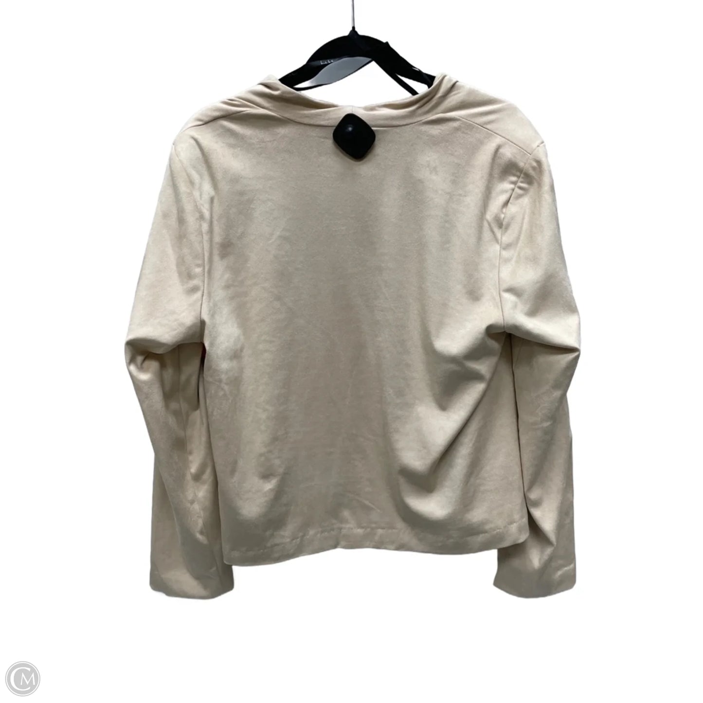 Blazer By Nicole Miller In Tan, Size: Xl