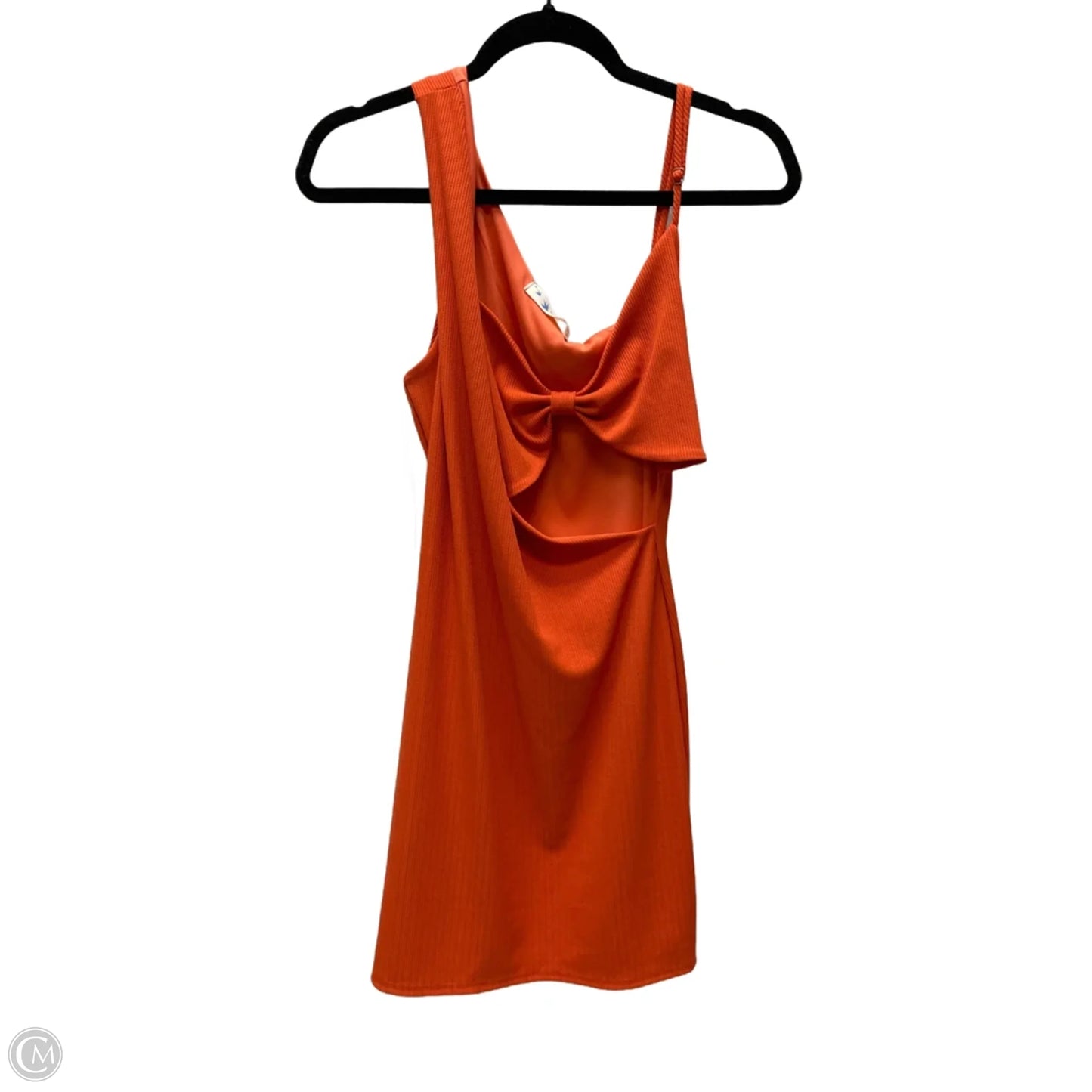 Dress Casual Short By Grace In Orange, Size: M