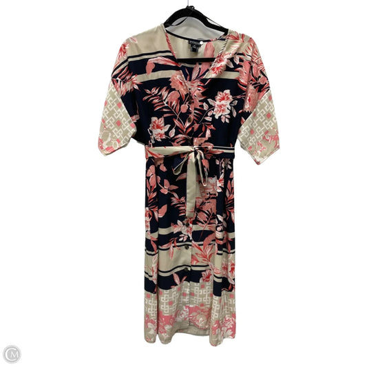 Dress Casual Short By Enfocus In Floral Print, Size: 10