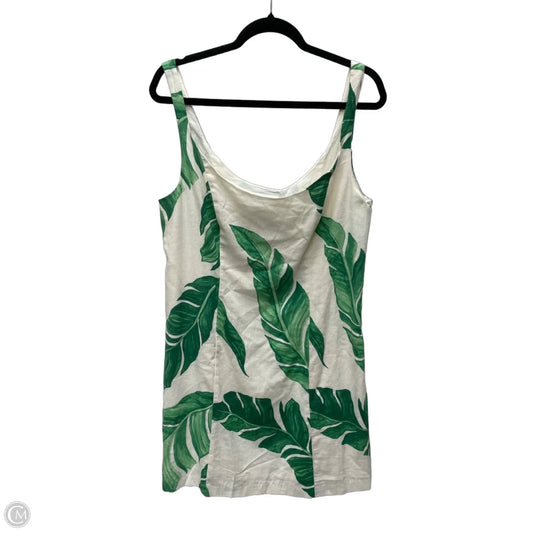 Dress Casual Short By H&m In Tropical Print, Size: L