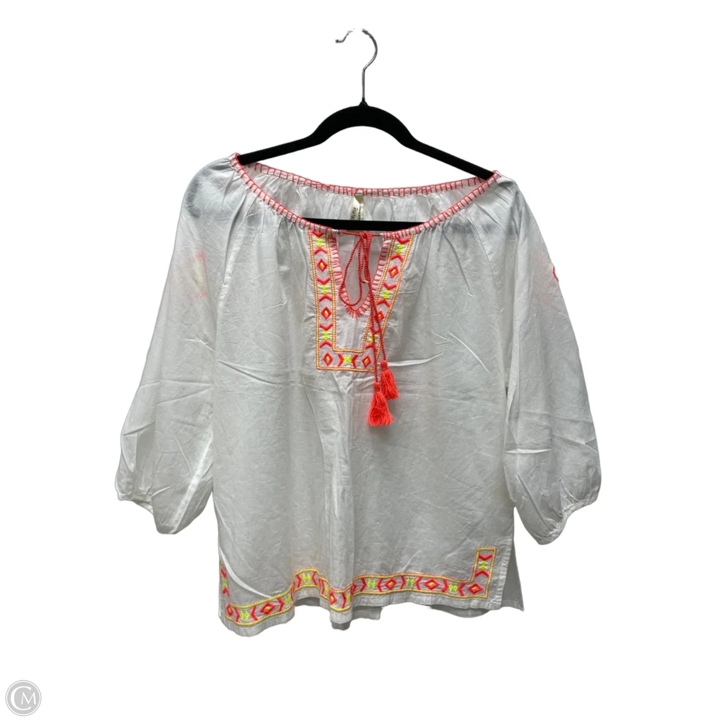 Top Long Sleeve By Truth In Cream, Size: L