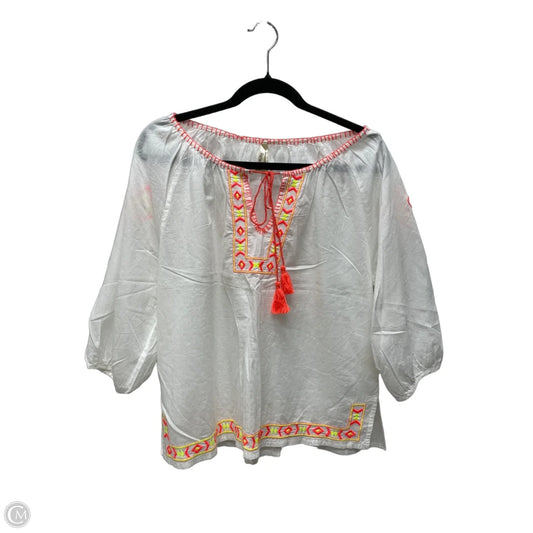Top Long Sleeve By Truth In Cream, Size: L