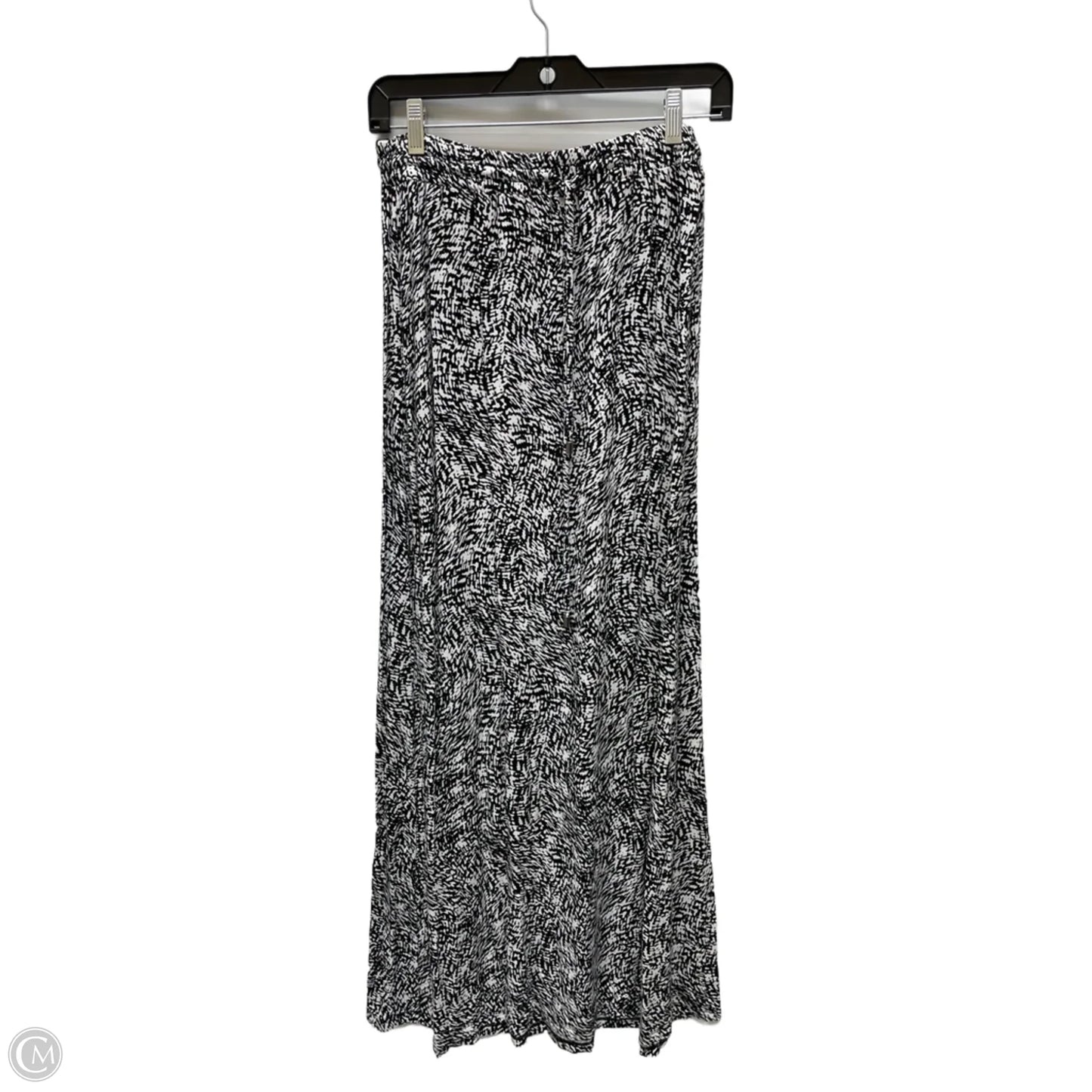 Skirt Maxi By Cynthia Rowley In Black & White, Size: M