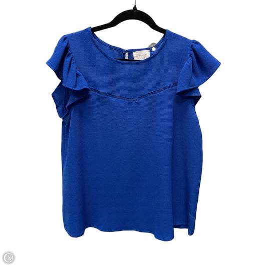 Top Short Sleeve By Clothes Mentor In Blue, Size: L