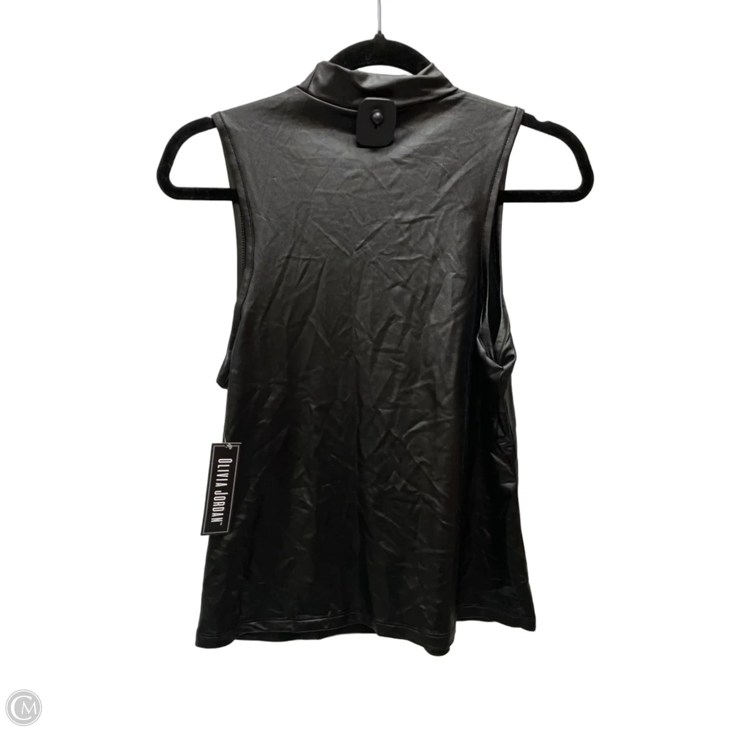 Top Sleeveless By Clothes Mentor In Black, Size: M