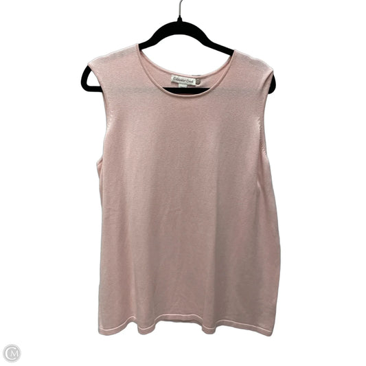Top Sleeveless By Coldwater Creek In Pink, Size: 2x