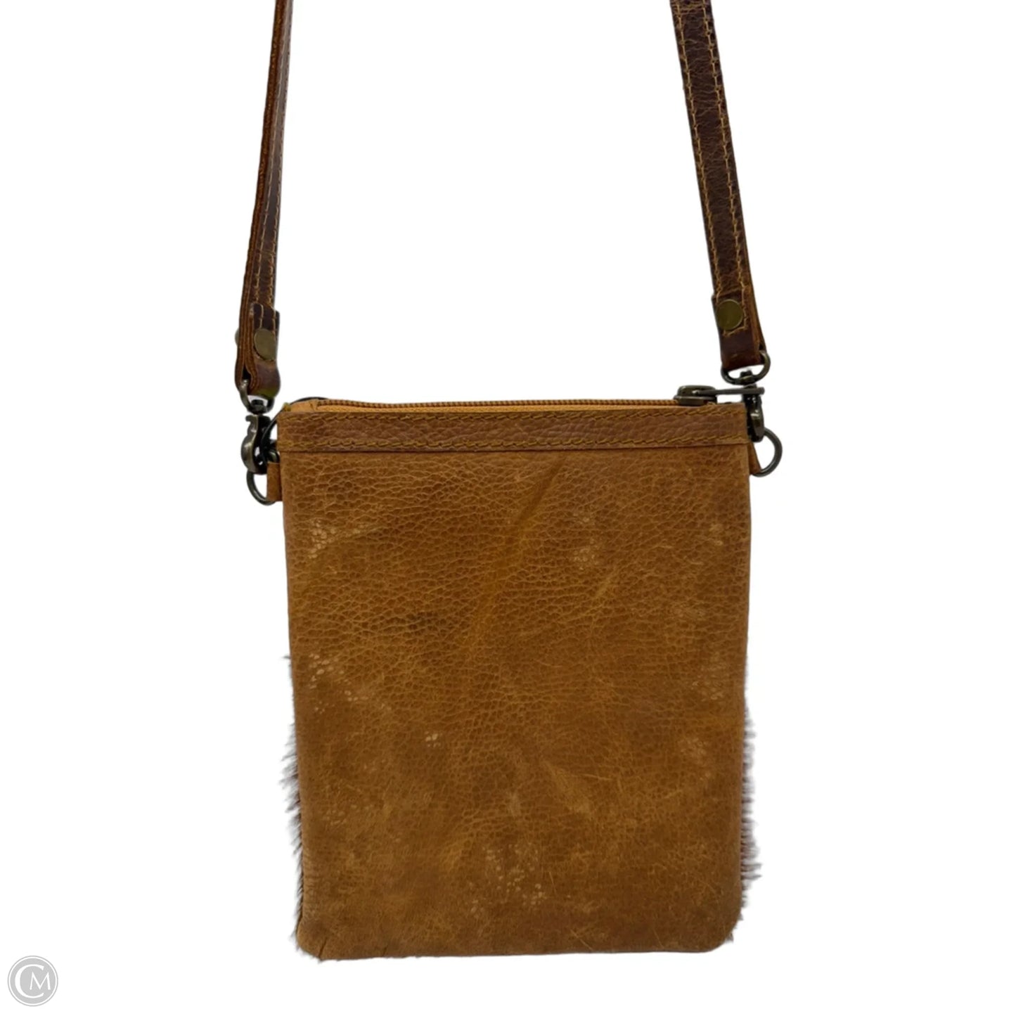 Crossbody Leather By Clothes Mentor, Size: Small