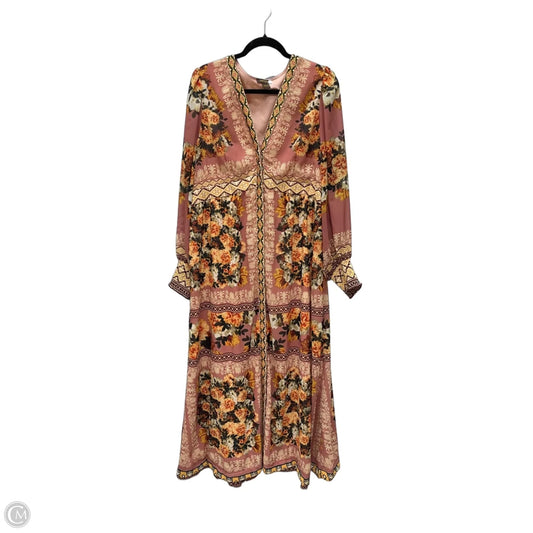 Dress Casual Maxi By Cmb In Floral Print, Size: Xl