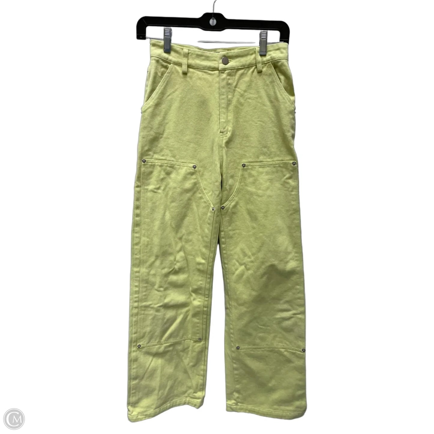 Jeans Wide Leg By Cmb In Green, Size: 0