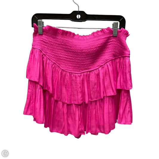 Skirt Mini & Short By Mustard Seed In Pink, Size: 12