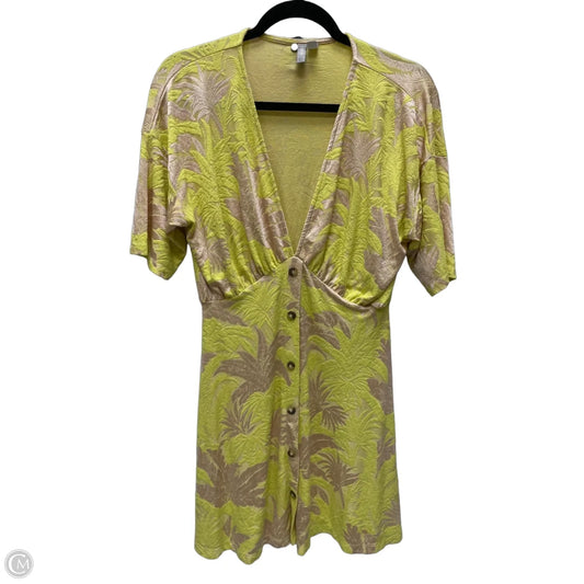 Dress Casual Short By Asos In Tropical Print, Size: M