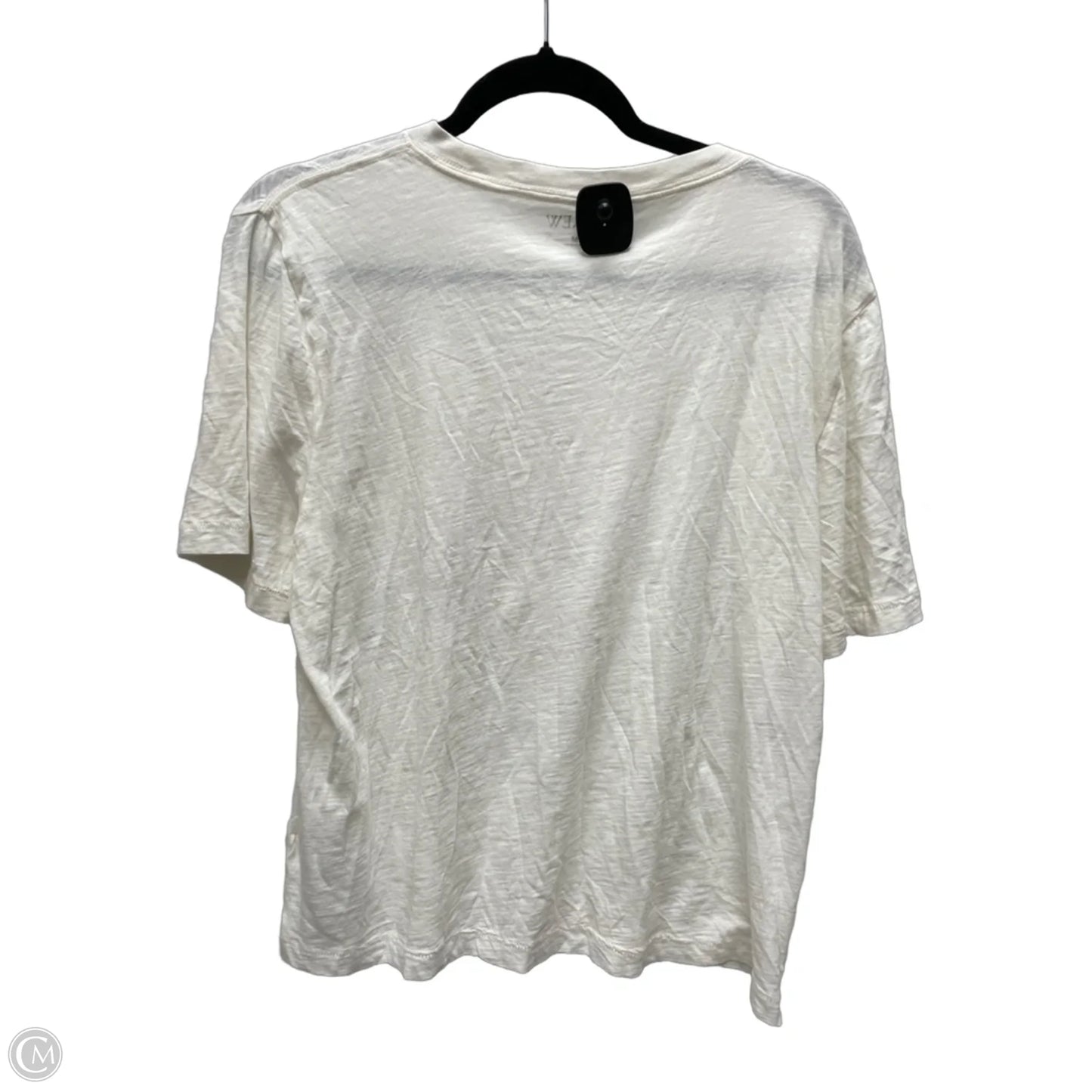 Top Short Sleeve By J. Crew In Cream, Size: M