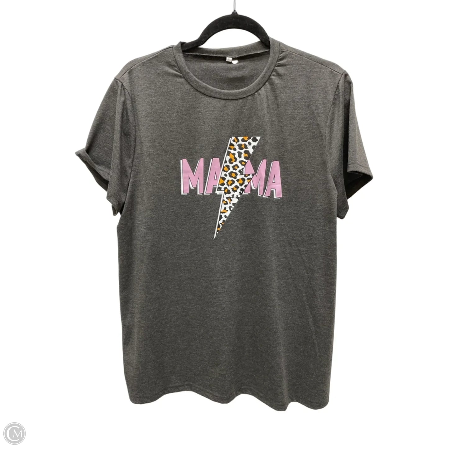 Top Short Sleeve By Clothes Mentor In Grey, Size: Xl