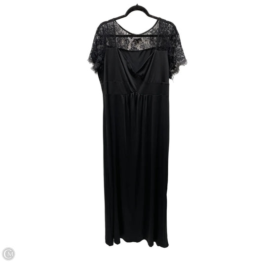 Dress Casual Maxi By Clothes Mentor In Black, Size: 2x