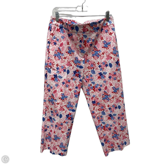 Pants Cropped By Talbots In Floral Print, Size: 10