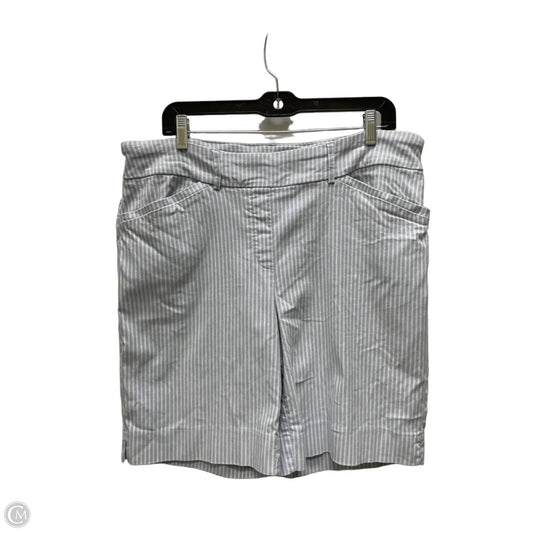 Shorts By Hilary Radley In Striped Pattern, Size: 16