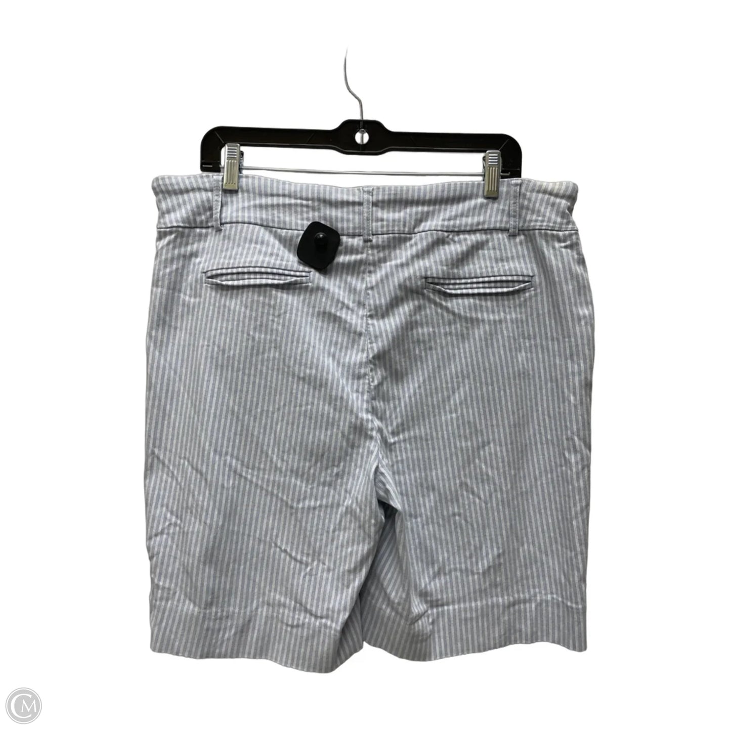 Shorts By Hilary Radley In Striped Pattern, Size: 16