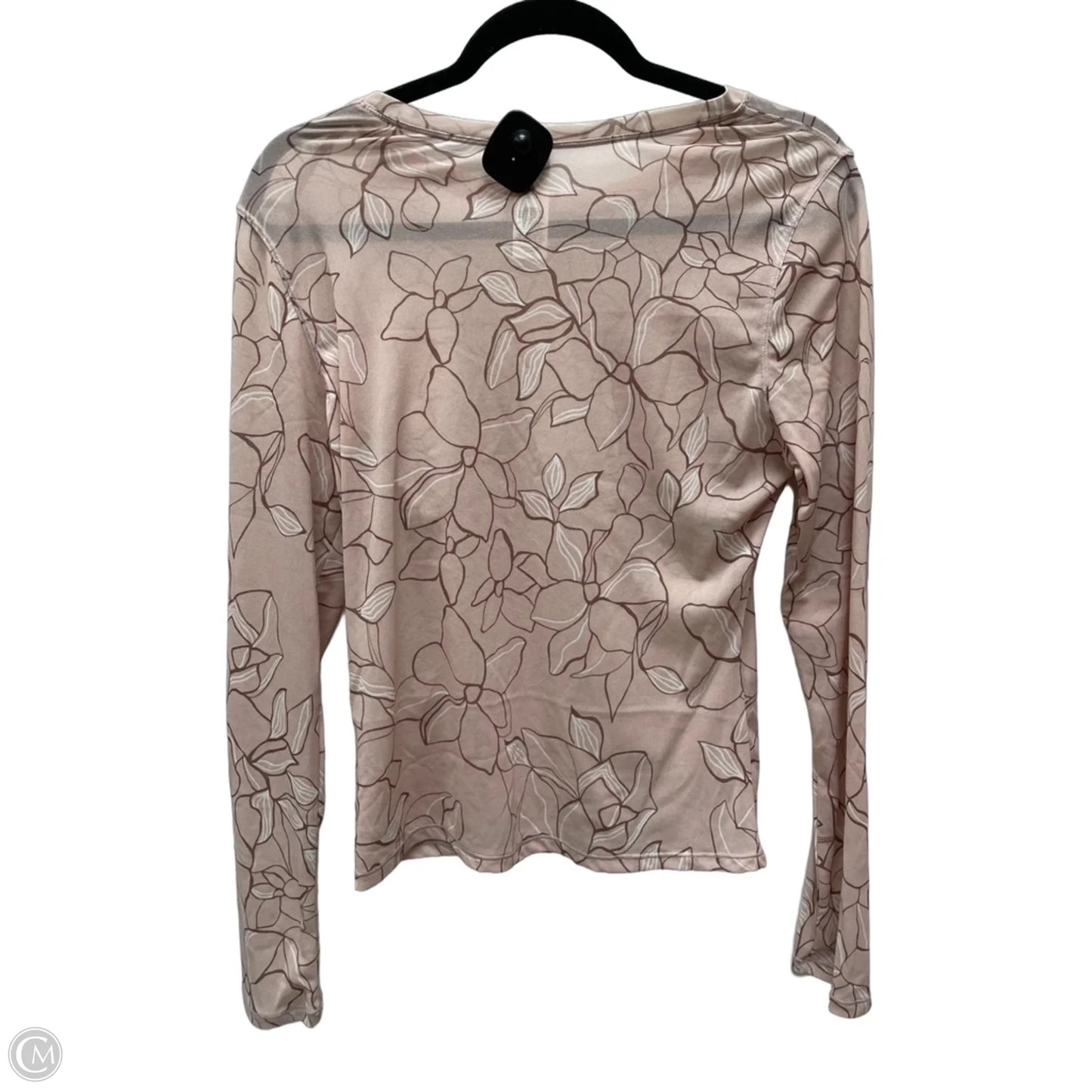 Athletic Top Long Sleeve Crewneck By Joy Lab In Floral Print, Size: Xl