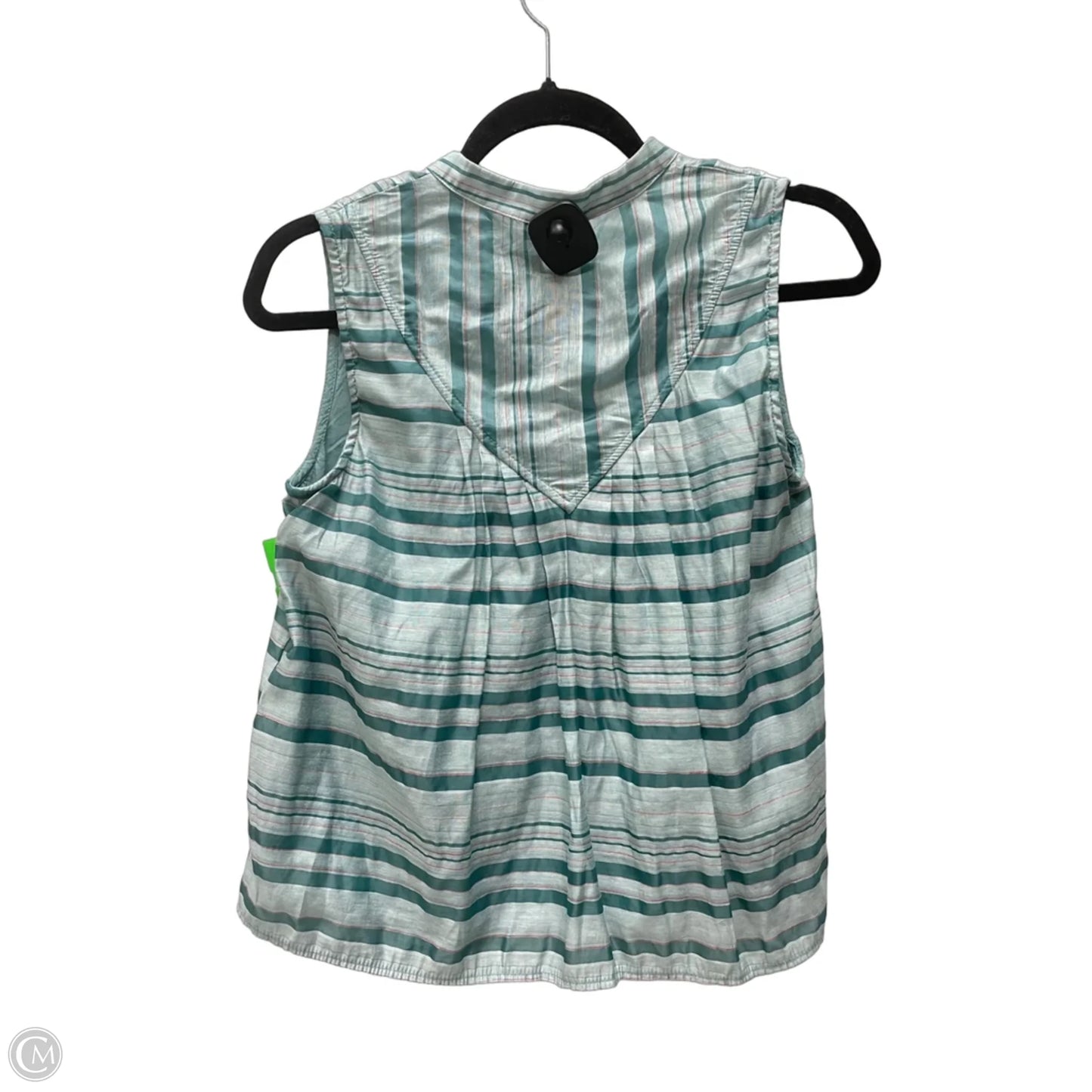 Top Sleeveless By Current Air In Striped Pattern, Size: S