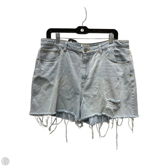 Shorts By Rewind In Blue Denim, Size: 14