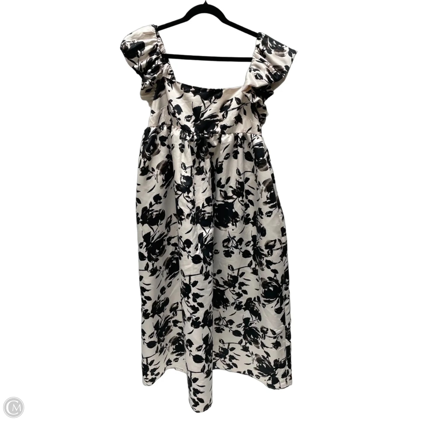 Dress Party Midi By Target-designer In Floral Print, Size: L