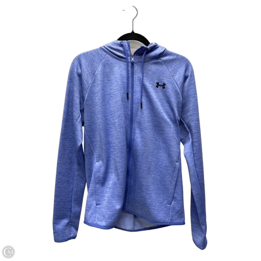 Athletic Jacket By Under Armour In Blue, Size: M