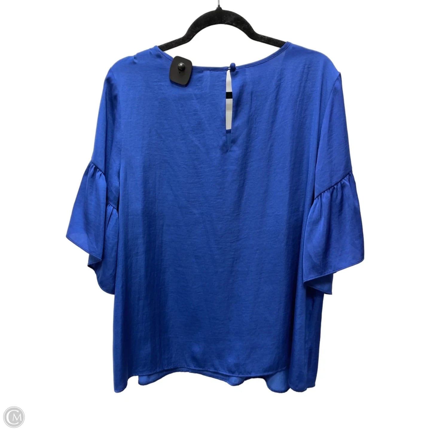 Top Short Sleeve By Cabi In Blue, Size: Xl