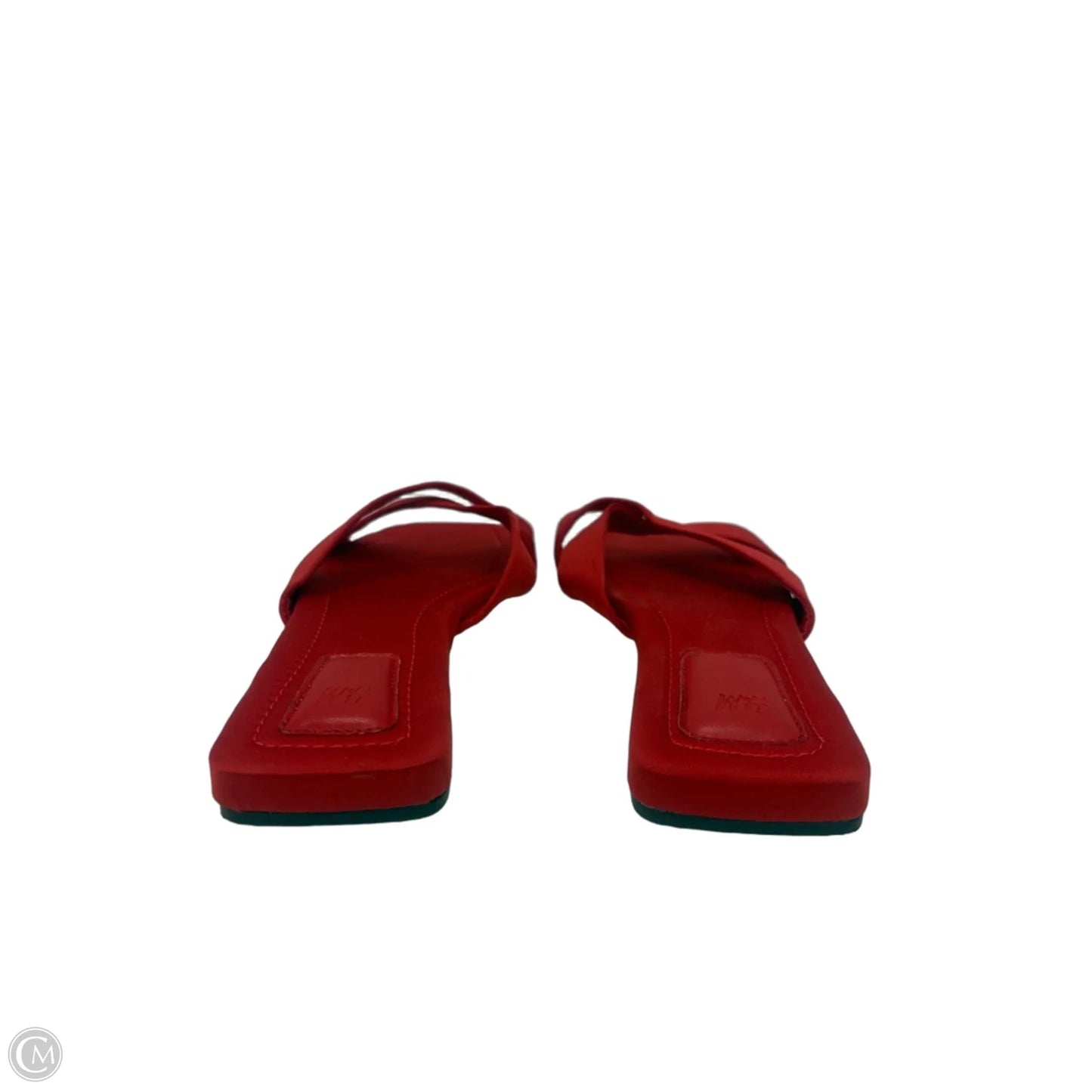 Sandals Flats By H&m In Red, Size: 6
