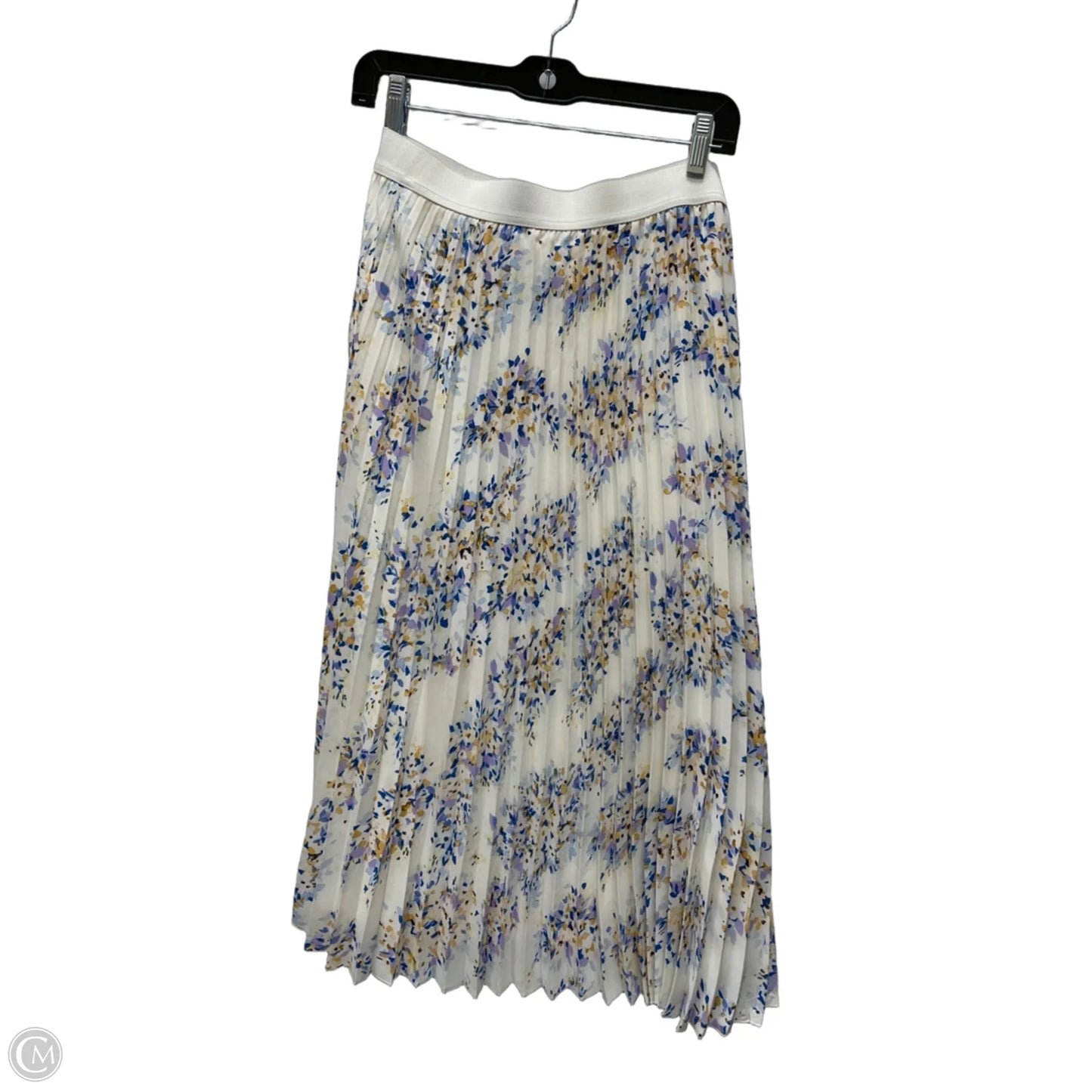 Skirt Midi By Vince Camuto In Floral Print, Size: 12