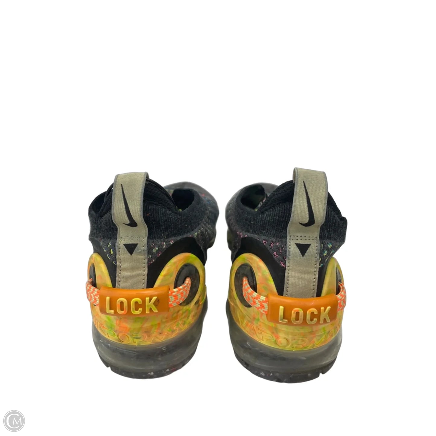 Shoes Athletic By Nike In Grey & Orange, Size: 11