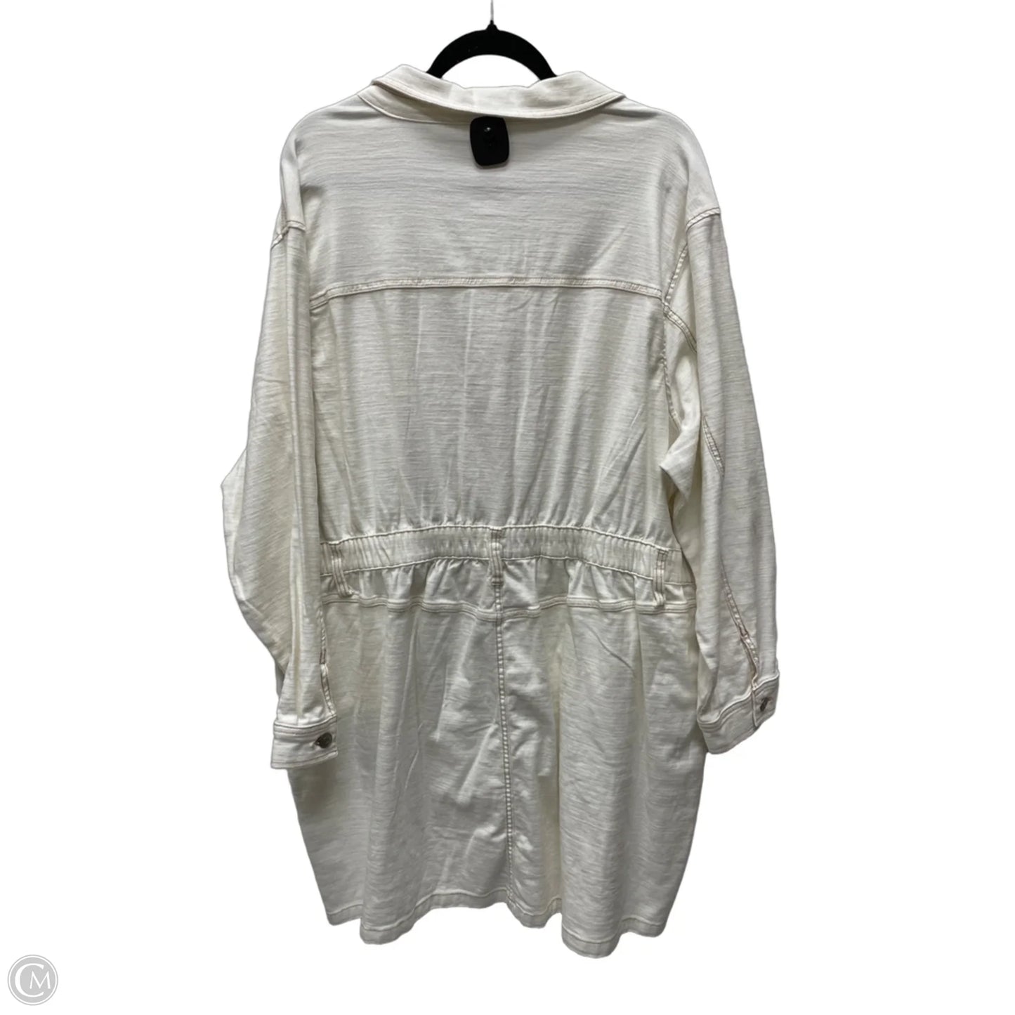 Dress Casual Short By Terra & Sky In Cream, Size: 2x