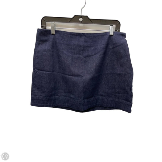 Skirt Mini & Short By Tuckernuck In Blue Denim, Size: 12