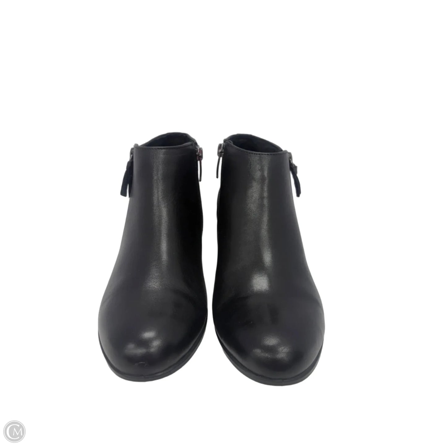 Boots Ankle Heels By Ecco In Black, Size: 7