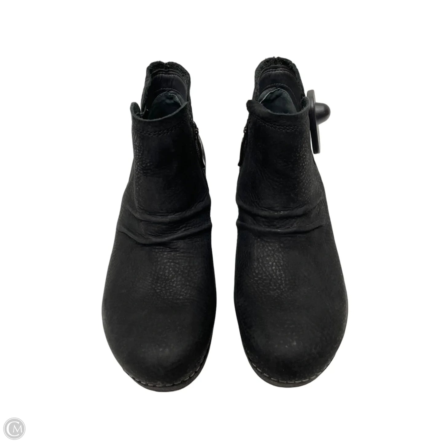 Boots Ankle Heels By Dansko In Black, Size: 6.5