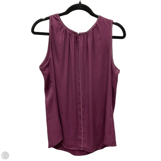 Top Sleeveless By White House Black Market In Purple, Size: L
