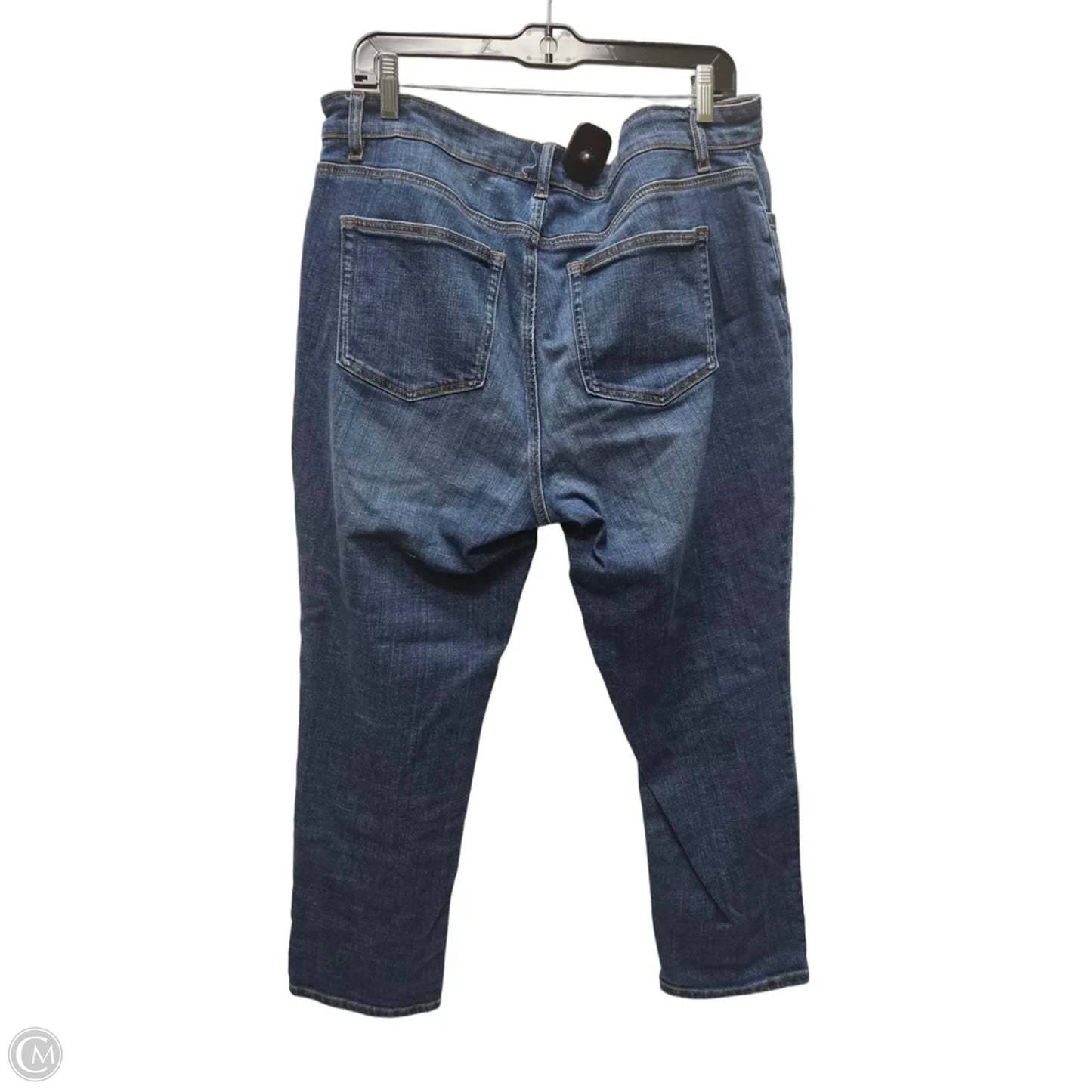 Jeans Straight By Eileen Fisher In Blue Denim, Size: 14