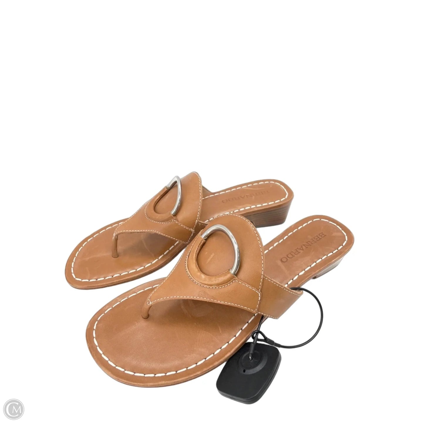 Sandals Heels Block By Bernardo In Tan, Size: 7.5