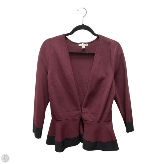 Cardigan By Eva Mendes In Black & Purple, Size: M