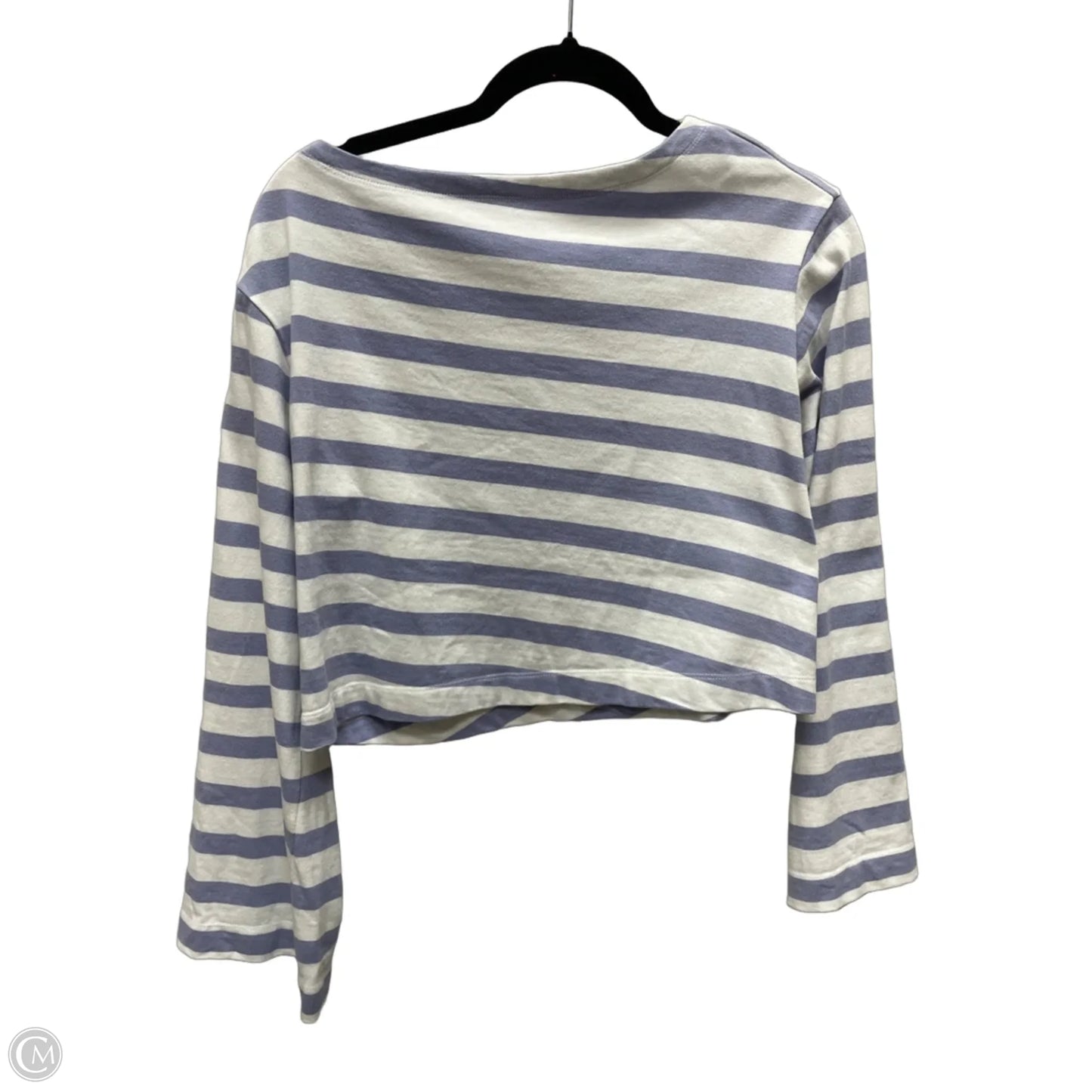 Top Long Sleeve By Maeve In Striped Pattern, Size: Xxs