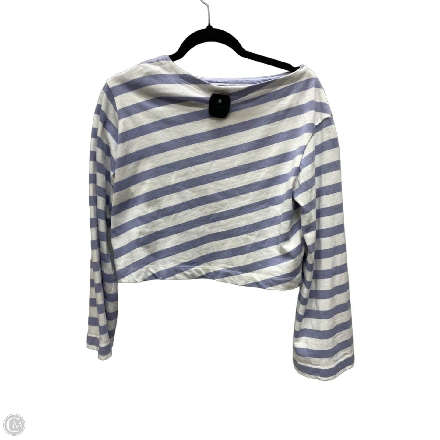 Top Long Sleeve By Maeve In Striped Pattern, Size: Xxs