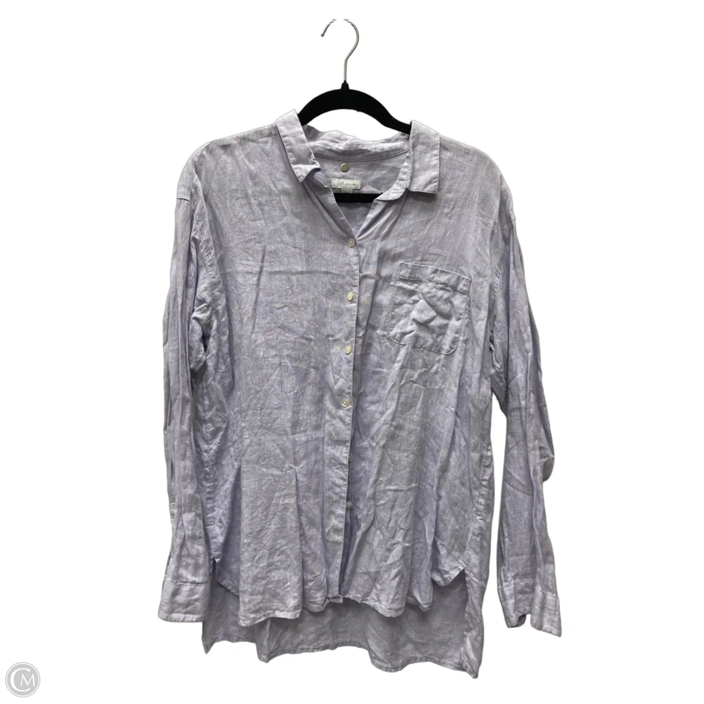 Top Long Sleeve By J. Jill In Blue, Size: M